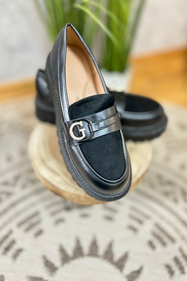 LOAFER PLATFORM QUEENS - SCHWARZ ⎮Planlos Schön