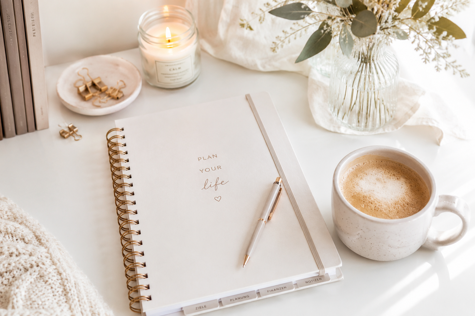 notizbuch kaffee 